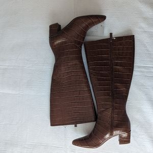 Naturalizer Melanie Boots Lodge Brown 4 M With Wide Calf